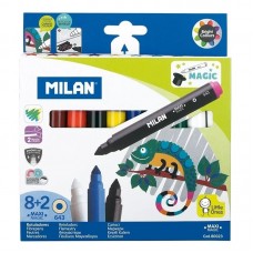 MILAN 魔法變色彩色筆_粗筆桿8+2色7.5mm